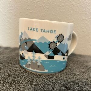 Starbucks you are here series. Lake Tahoe Scenic Ceramic Mug - Blue and White